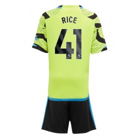 Dětský Fotbalový dres Arsenal Declan Rice #41 2023-24 Venkovní Krátký Rukáv (+ trenýrky)